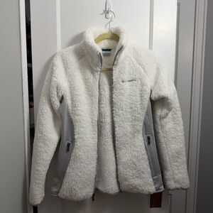 Columbia Women's White Teddy Jacket